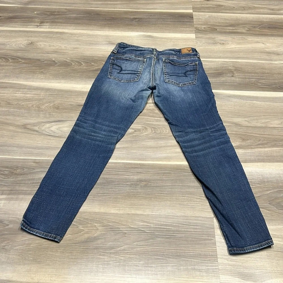 🇺🇸 American eagle outfitters Jegging blue jeans size 4 - Picture 8 of 10